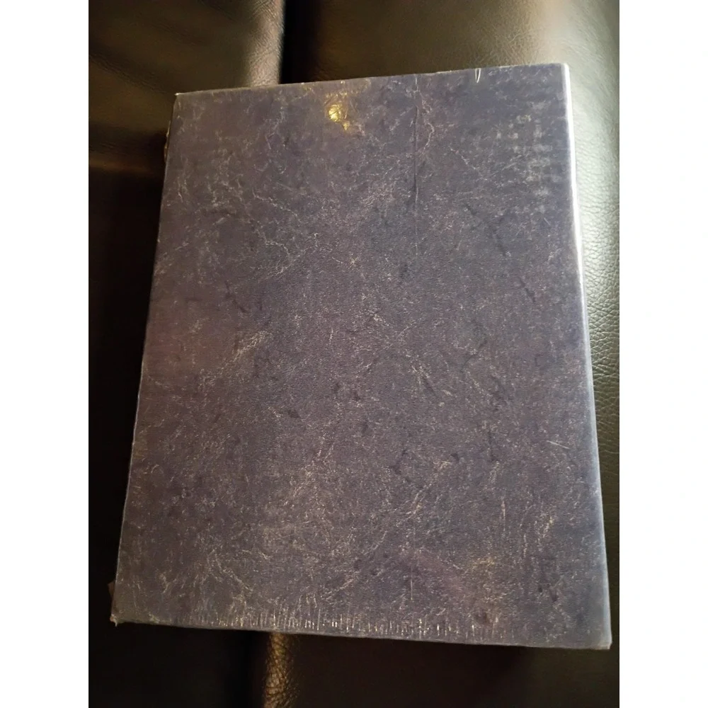 Vintage Kleer-Vu Photo Album B Laws Floral Watercolor Holds 200 4x6 Photos Blue